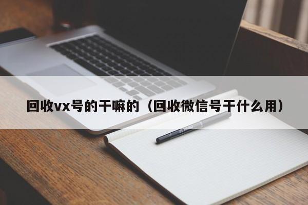 回收vx号的干嘛的（回收微信号干什么用）