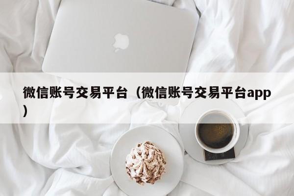 微信账号交易平台（微信账号交易平台app）