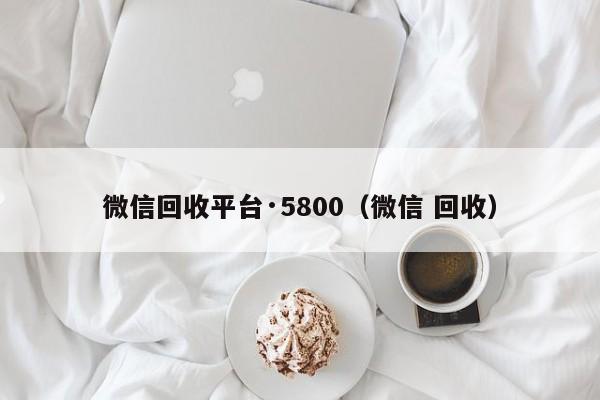 微信回收平台·5800（微信 回收）