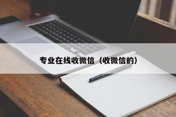 专业在线收微信（收微信的）